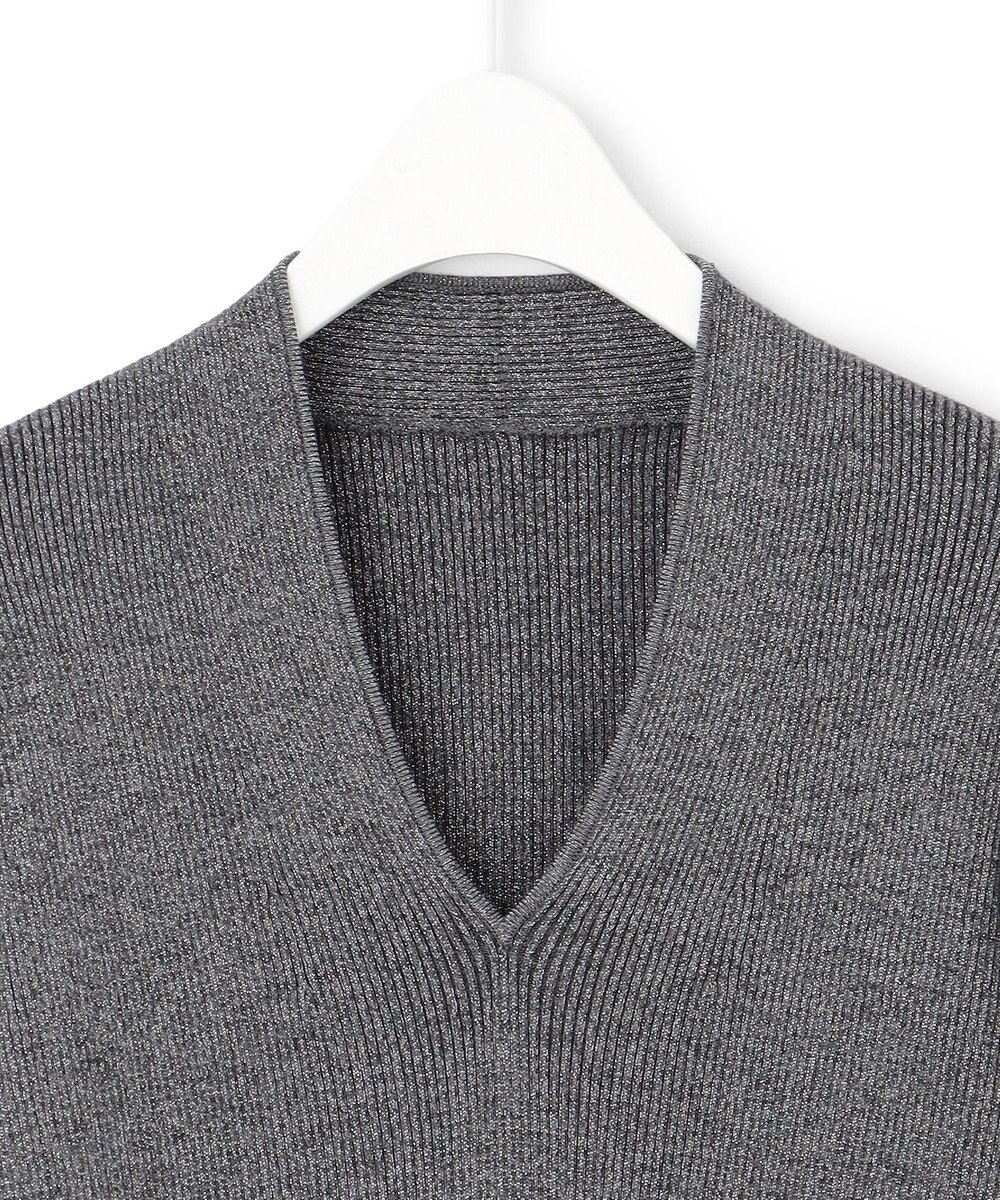 ICB 【洗える】エクストラファインメリノ Vネックプルオーバー 