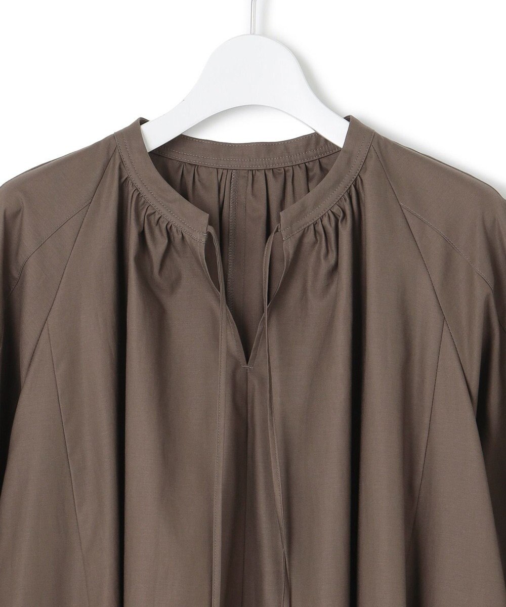 23区 【SLOW/一部店舗限定】ウォッシュドコットンストレッチ ワンピース 