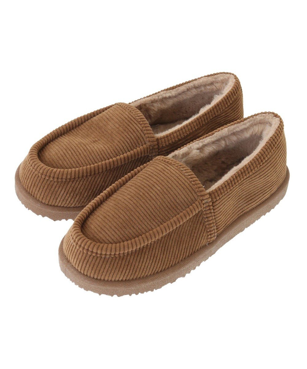 Green Parks ・ｒｉｃｈ　ｂｌｕｅ　コーデュロイスリッポン 