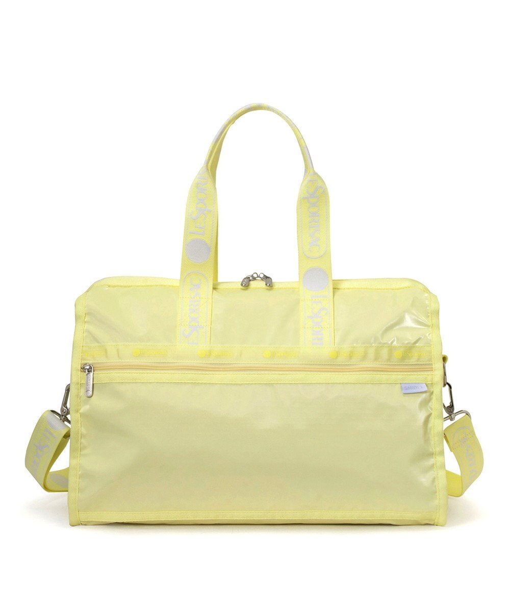 LeSportsac DELUXE MED WEEKENDER MH/ロゴジャガードライムスナイデル 