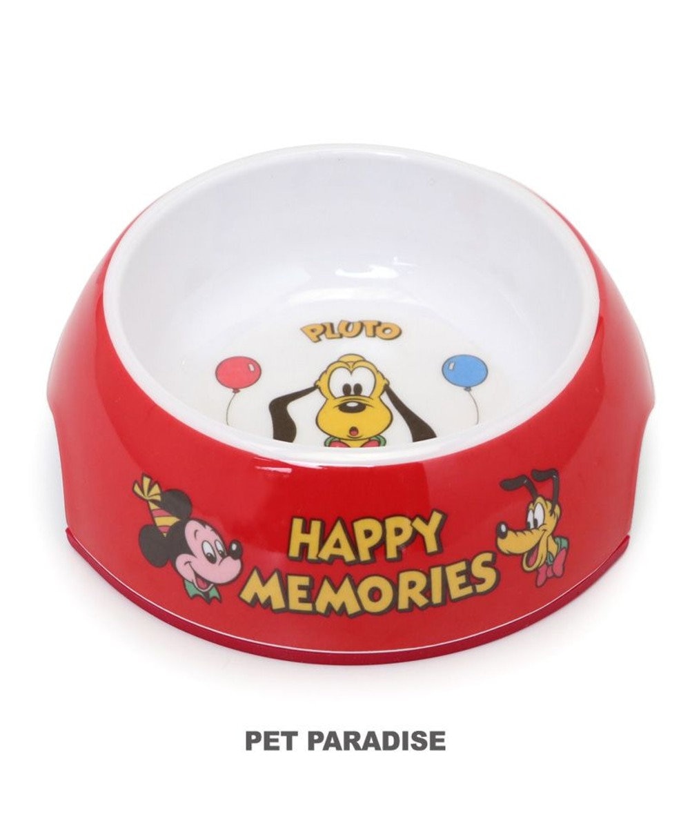 PET PARADISE ディズニー プルート ハッピーメモリーズ フードボウル レッド