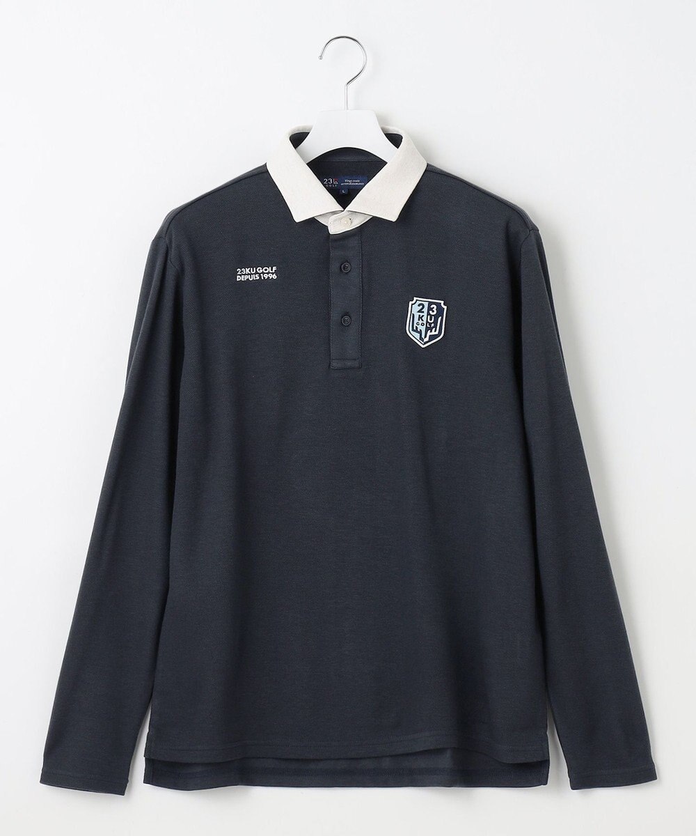 23区GOLF 【MEN】【吸湿発熱】グランサーモカノコ ポロシャツ 