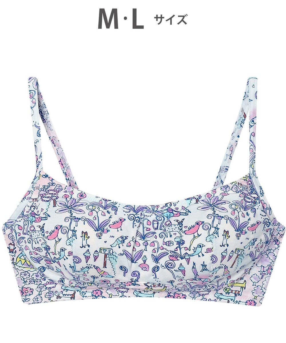 tsumori chisato SLEEP ツモリチサト ノンワイヤーブラ フルカップ ブラジャー ベア天竺素材(身生地) レディース UBX411 /ワコール 