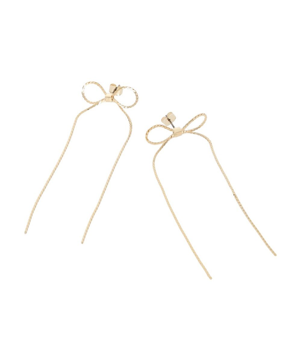 Green Parks ・ＨＡＬＦ　ＴＩＭＥ　メタルリボンピアス 