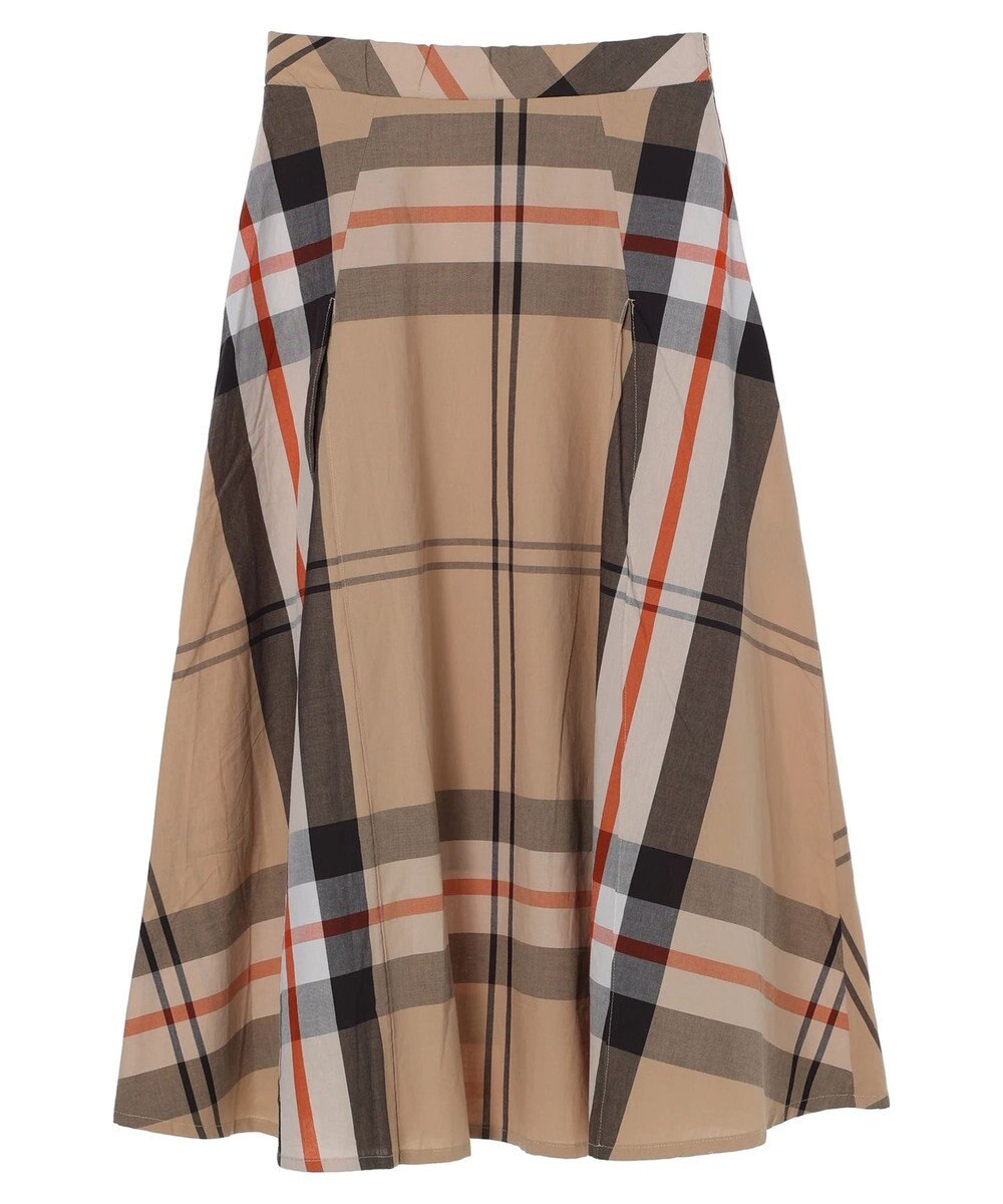 earth music&ecology ＢＩＧチェックフレアスカート 