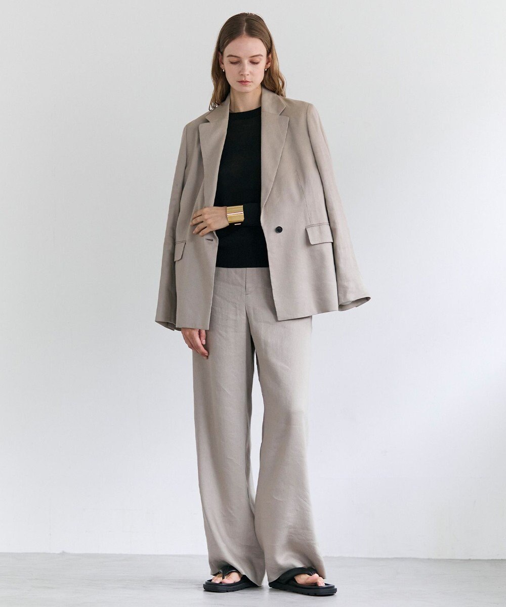 BEIGE， ARSENOPY / コットンドライタッチクルーネックニット 