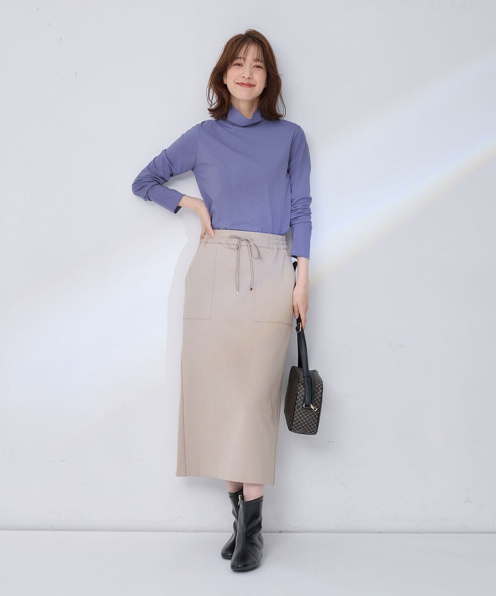 ANY 【WEB限定/洗濯機可能/ウエストゴム/ストレッチ/吸湿発熱】エニィーヒートスカート 