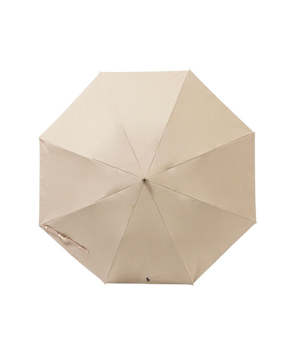 MOONBAT 【日本製】POLO RALPH LAUREN 遮光 晴雨兼用 折りたたみ日傘 ワンポイント 無地ポロ 