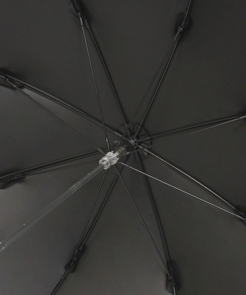 MOONBAT 【WEB限定/遮光率100%/遮熱/UV】POLO RALPH LAUREN（ポロ ラルフローレン）晴雨兼用日傘 無地 オーバーロック刺繍 長傘 