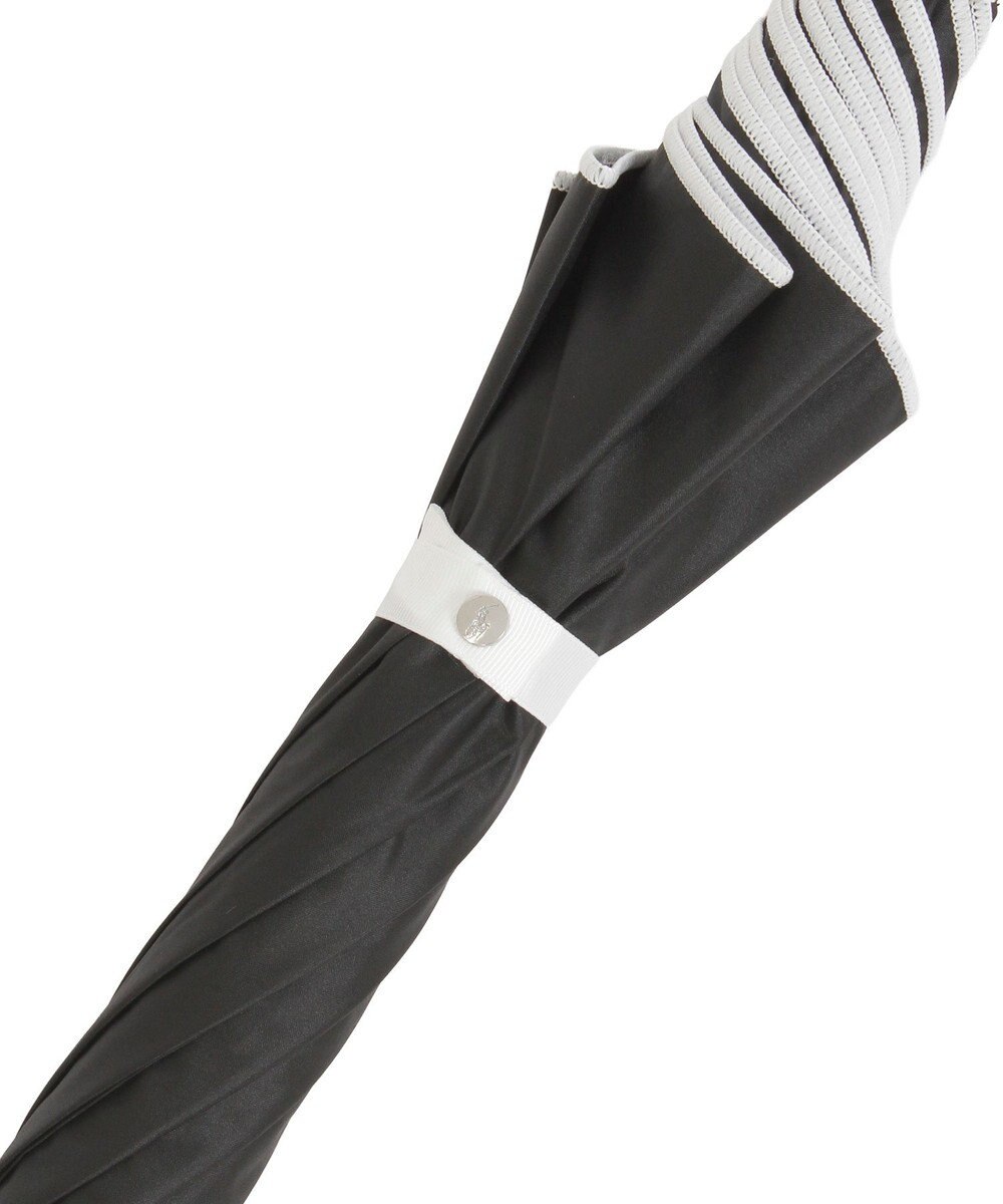 MOONBAT 【WEB限定/遮光率100%/遮熱/UV】POLO RALPH LAUREN（ポロ ラルフローレン）晴雨兼用日傘 無地 オーバーロック刺繍 長傘 