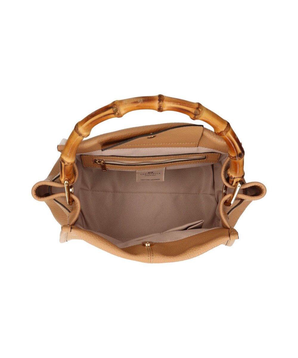 INTER-CHAUSSURES 【LORISTELLA】バンブーハンドルレザーバッグ 