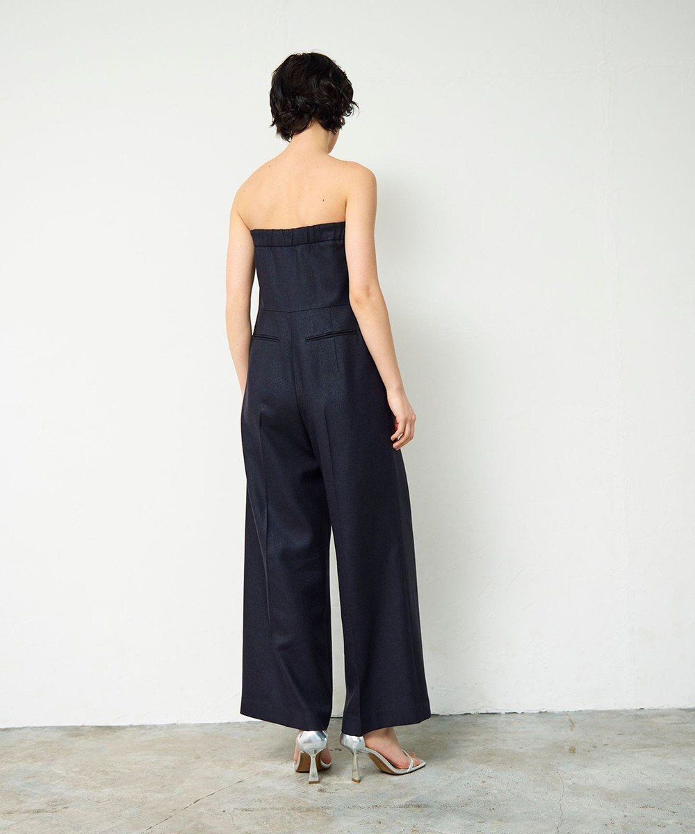 GRACE CONTINENTAL リネンタッチビスチェサロペ 