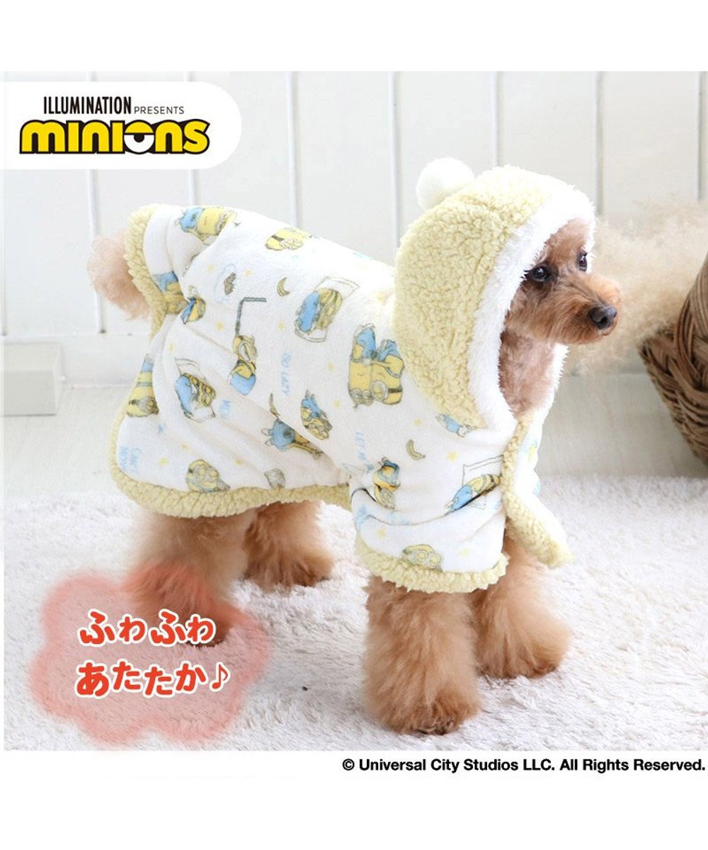 PET PARADISE 犬 服  ミニオン 着る毛布 〔小型犬〕 おやすみ柄 ドッグウエア ドッグウェア いぬ イヌ おしゃれ かわいい 暖かい 冬 黄
