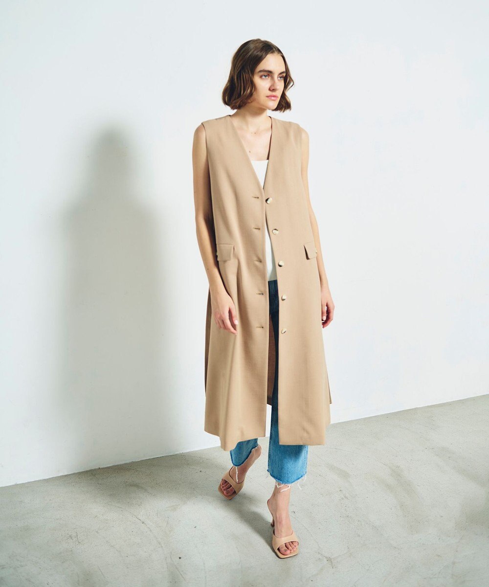 GRACE CONTINENTAL ストレッチスラブ3WAYコート 