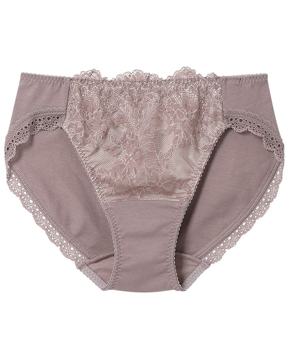 Wing ペアショーツ 【ナチュラルアップブラ】 身生地部オーガニックコットン混 はきこみ丈あさめ KF3000 ウイング／ワコール 