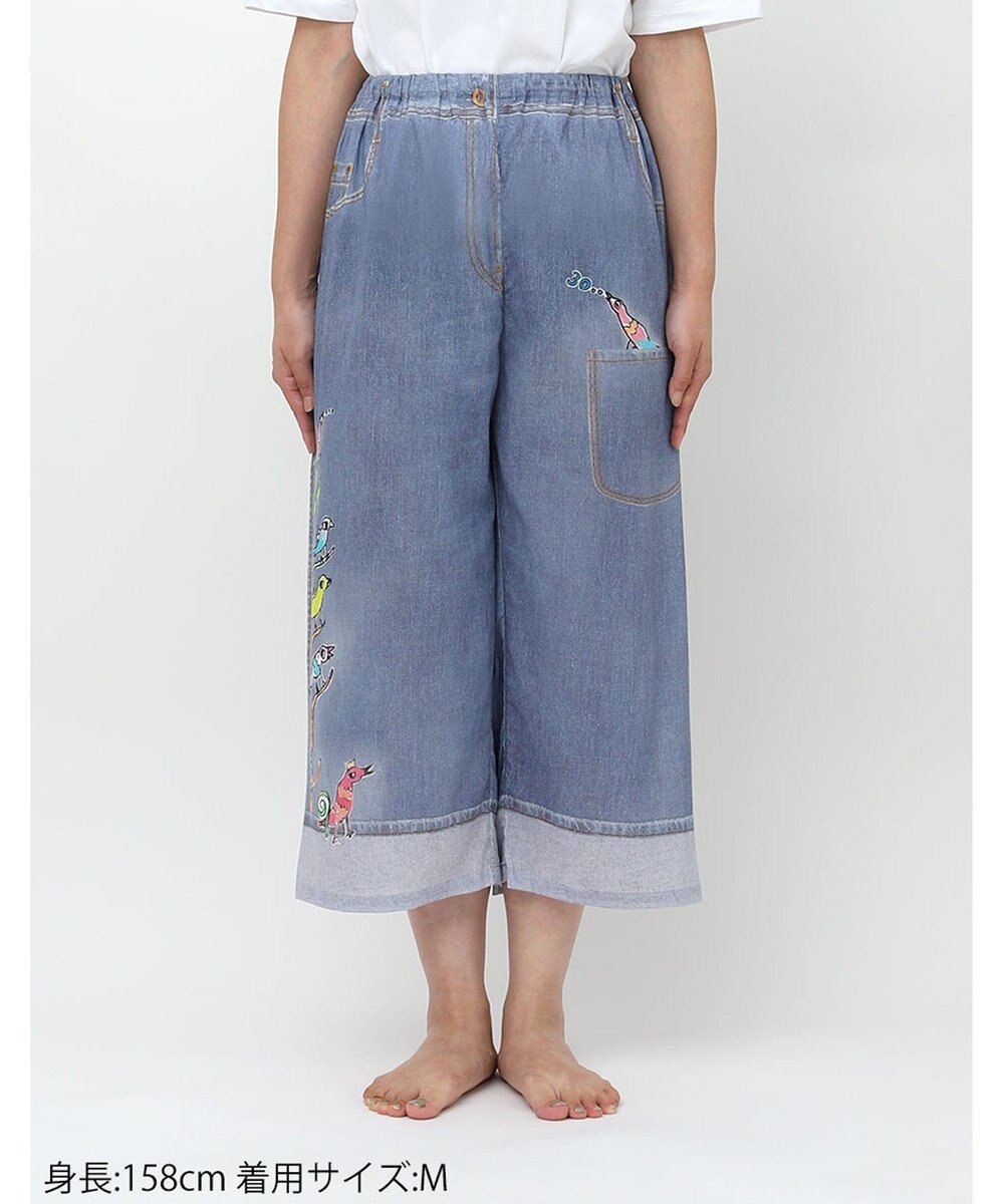 tsumori chisato SLEEP ツモリチサト ボトムス 綿100%(本体) 楊柳素材 8分丈 レディース UOT215 /ワコール 