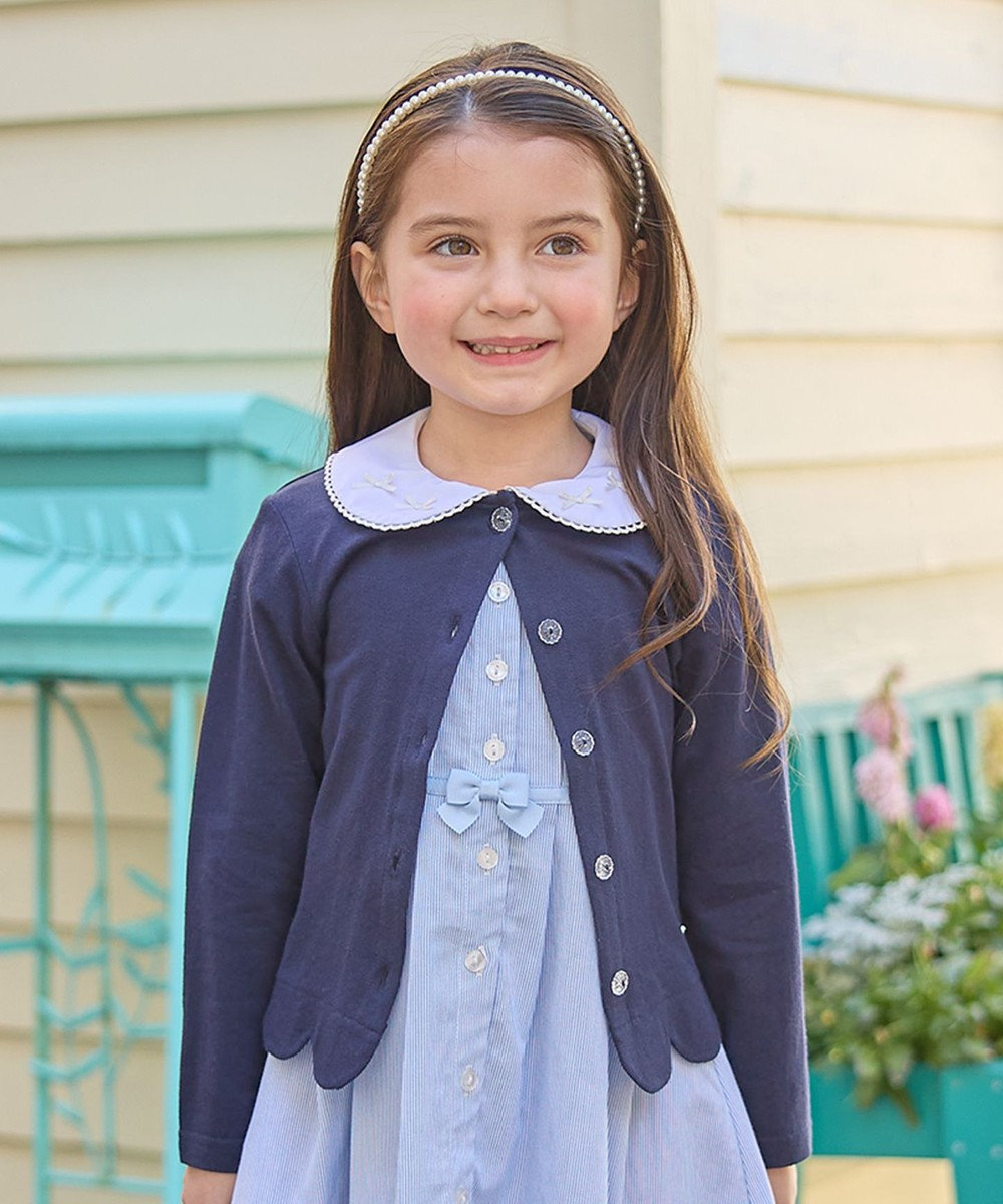 ANY KIDS 接触冷感 UVケア カーディガン 