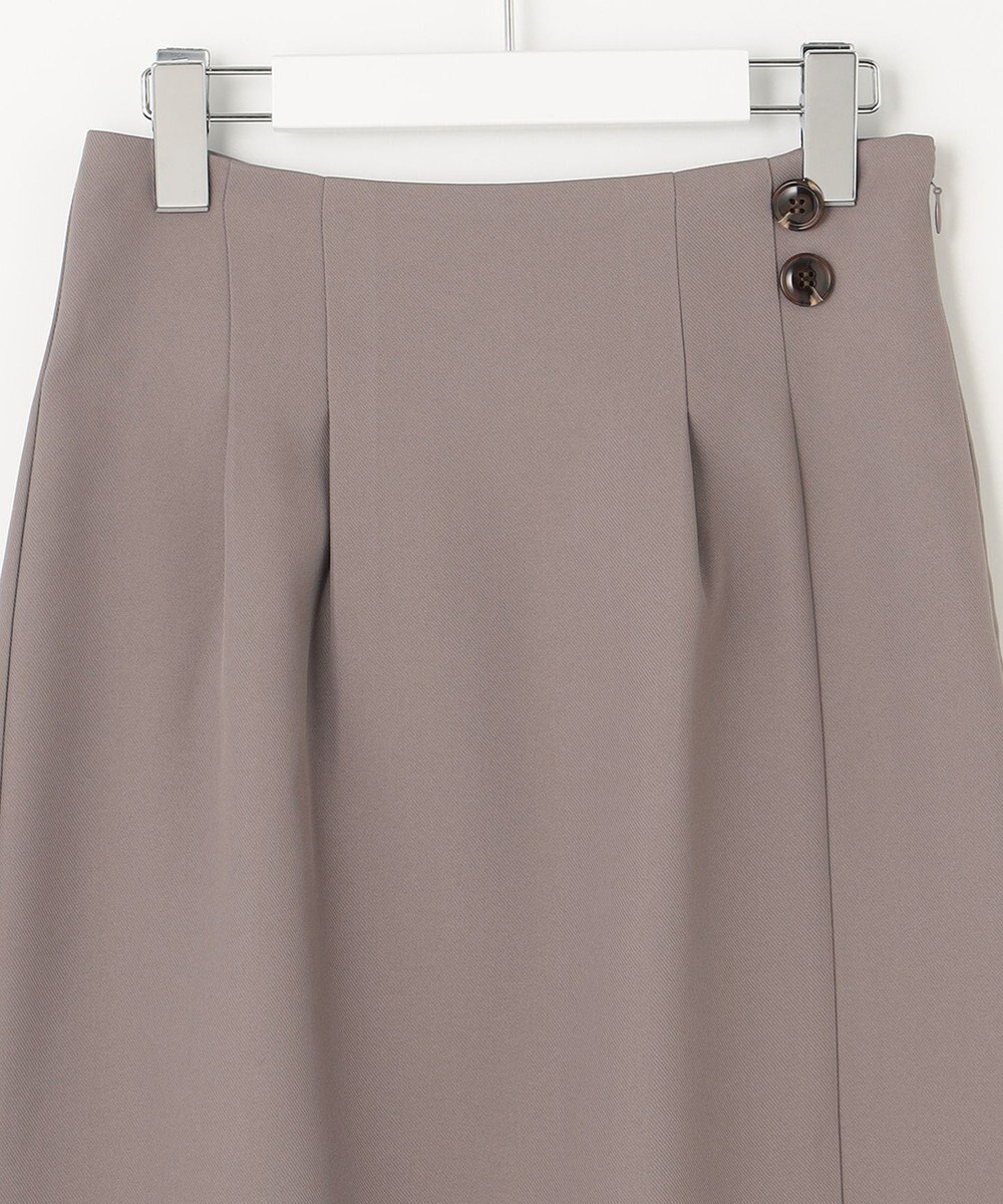 Feroux 【洗える】タックストレート スカート 