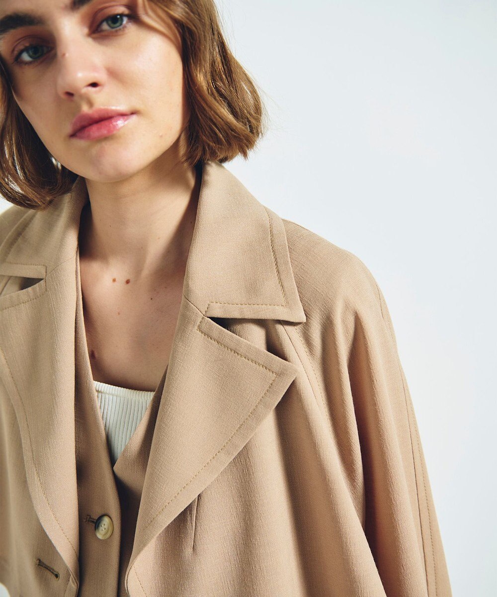 GRACE CONTINENTAL ストレッチスラブ3WAYコート 