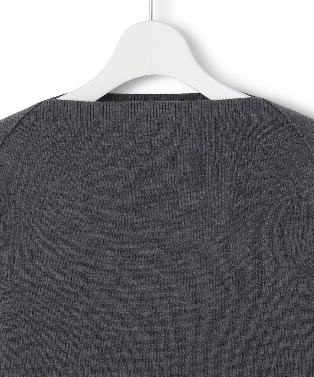 ICB 【WEB限定】 エクストラファインメリノ ボートネックプルオーバー 