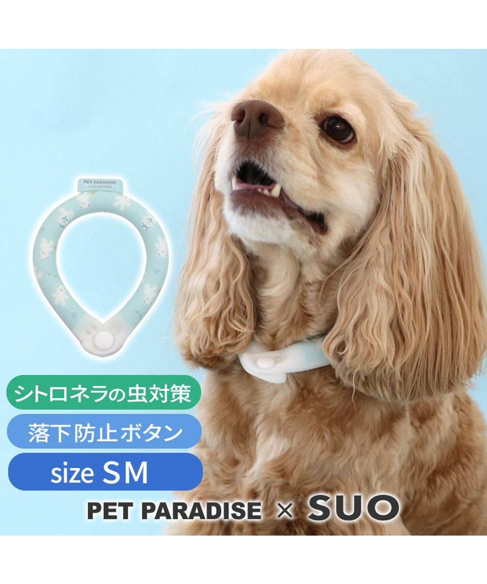 PET PARADISE ペットパラダイス 28℃クールリング SUO 《くま柄》 〔ＳＭ〕 中型犬 くまちゃん