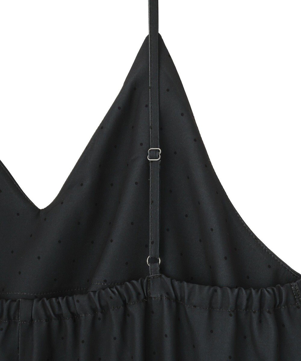 AMERICAN HOLIC サイドシャーリングVネックドットキャミワンピース 