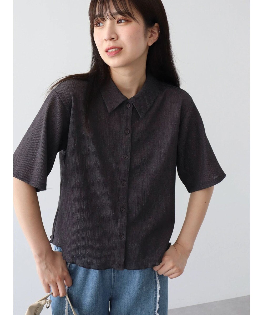 Green Parks BEST PRICE 表面カット衿付シャツ 