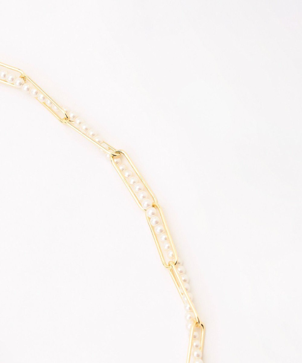 組曲 ツイストパールチェーン ネックレス 