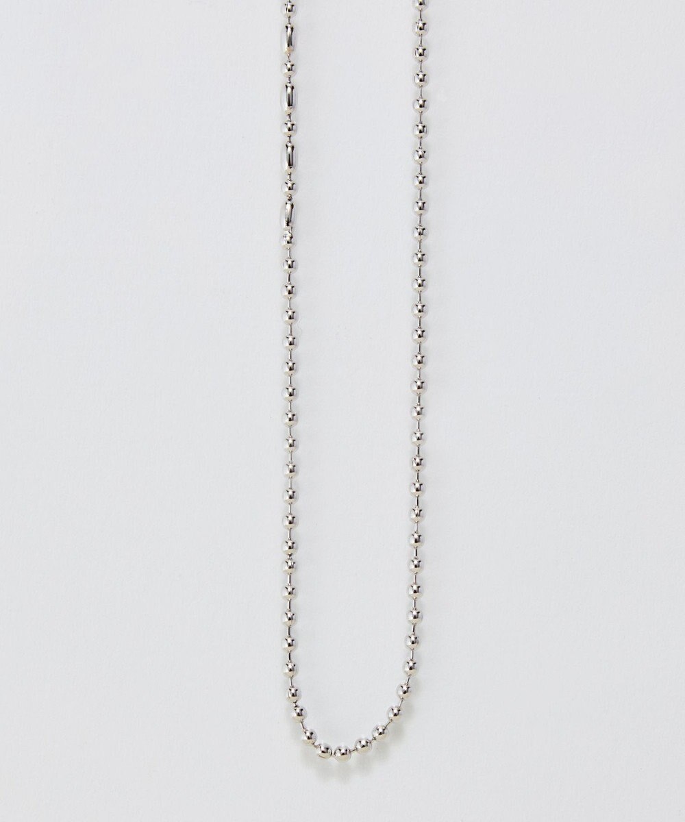 Phoebe 【金属アレルギー対応】リンキービーンデザインチェーンネックレス　シルバー　ニッケルフリー 