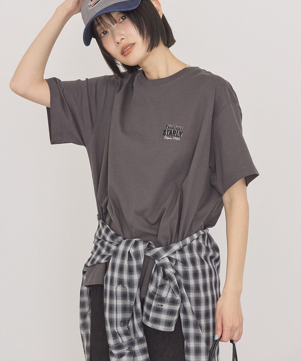 AMERICAN HOLIC STARLY 刺繍ロゴTシャツ 