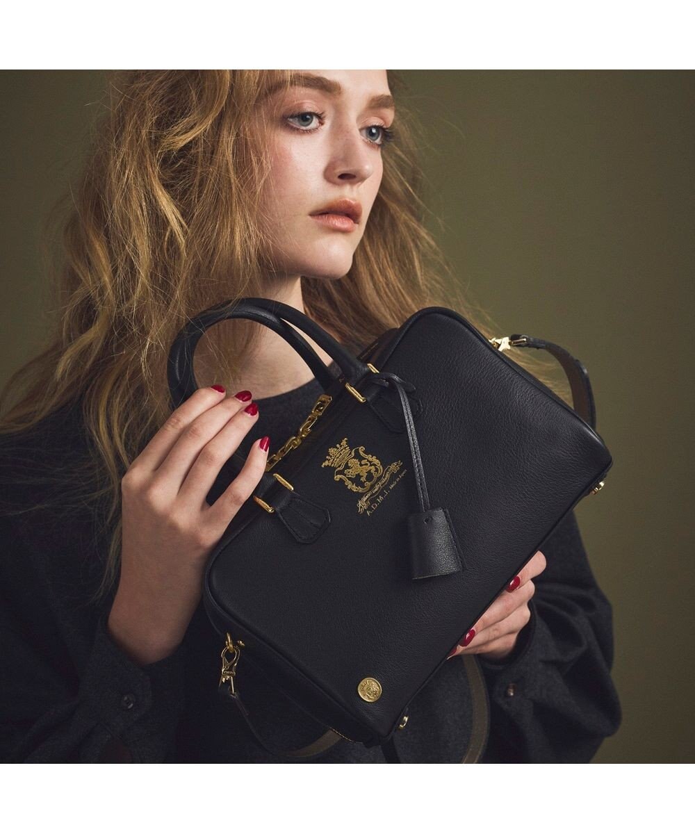 A.D.M.J. 【牛革】クラシックアニルブリロ/ボストン25cm(ショルダーストラップ付) 