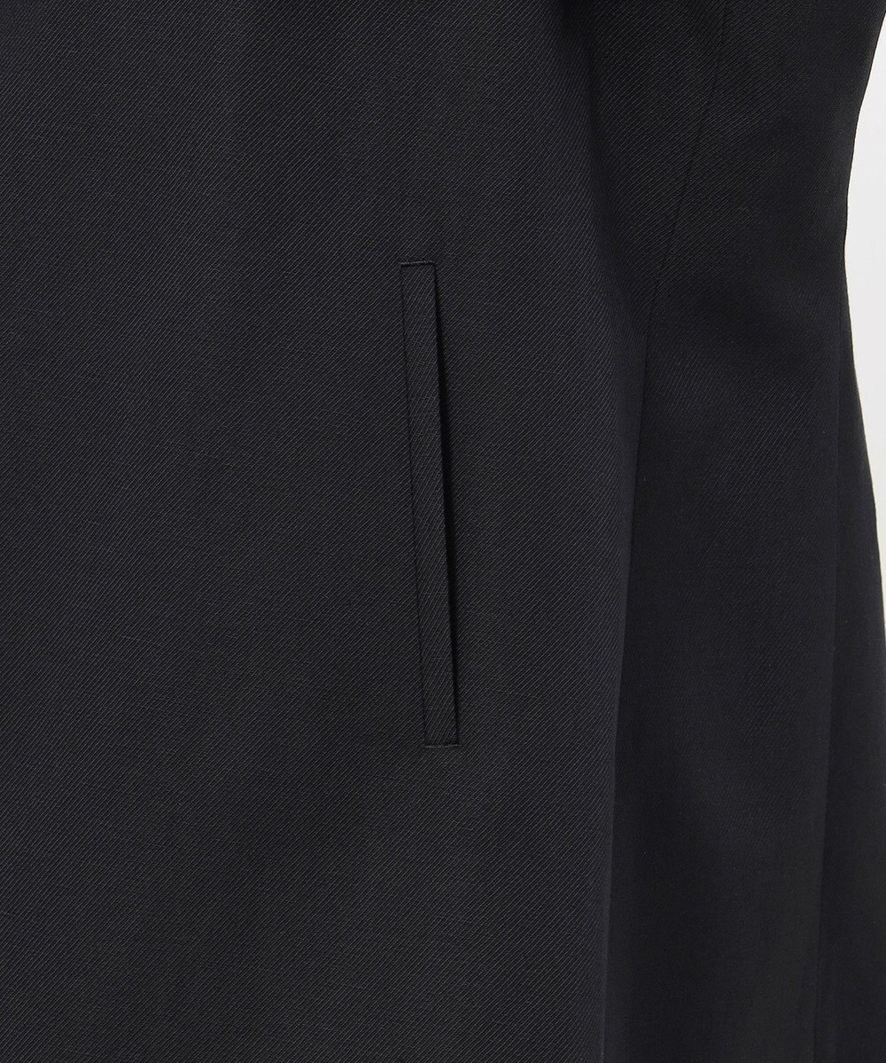 23区 【エステータ】ウールリネン レザートリミング ジャケット 