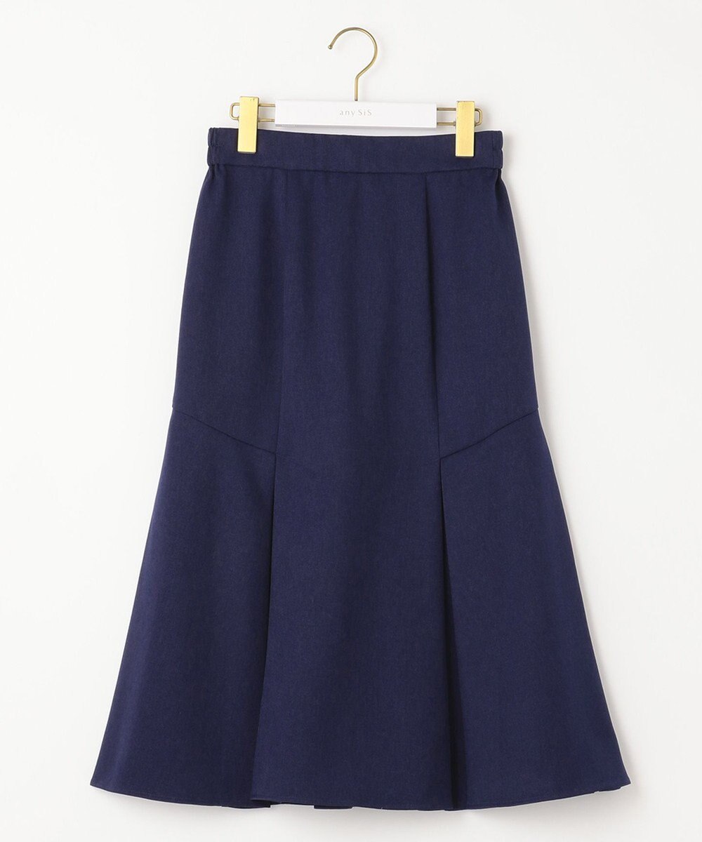 ANY SIS 【洗える】タックマーメイド スカート 
