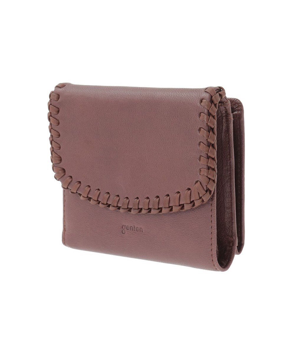 genten ウールシープソフト 二つ折り財布 