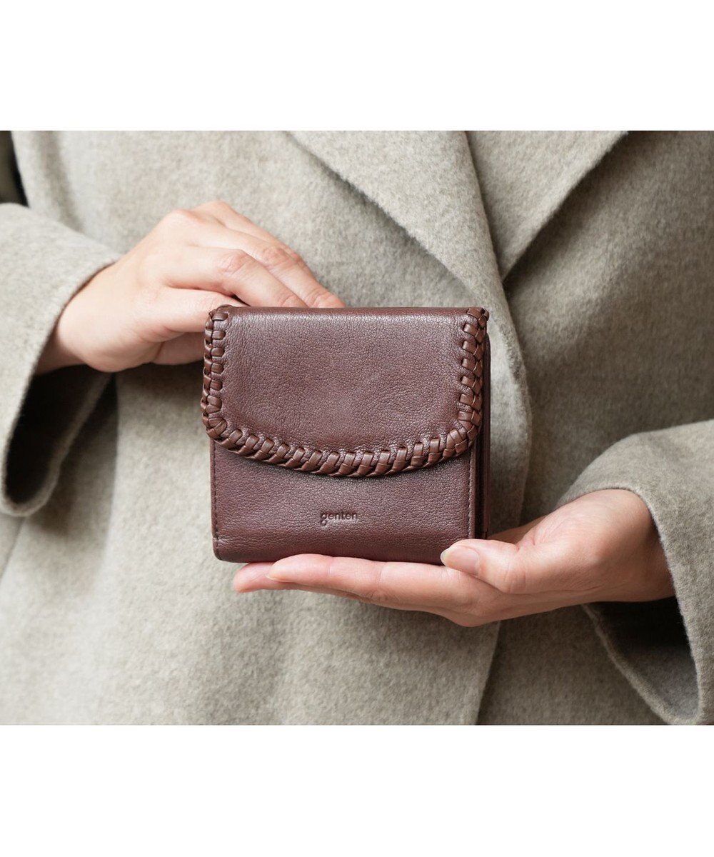 genten ウールシープソフト 二つ折り財布 