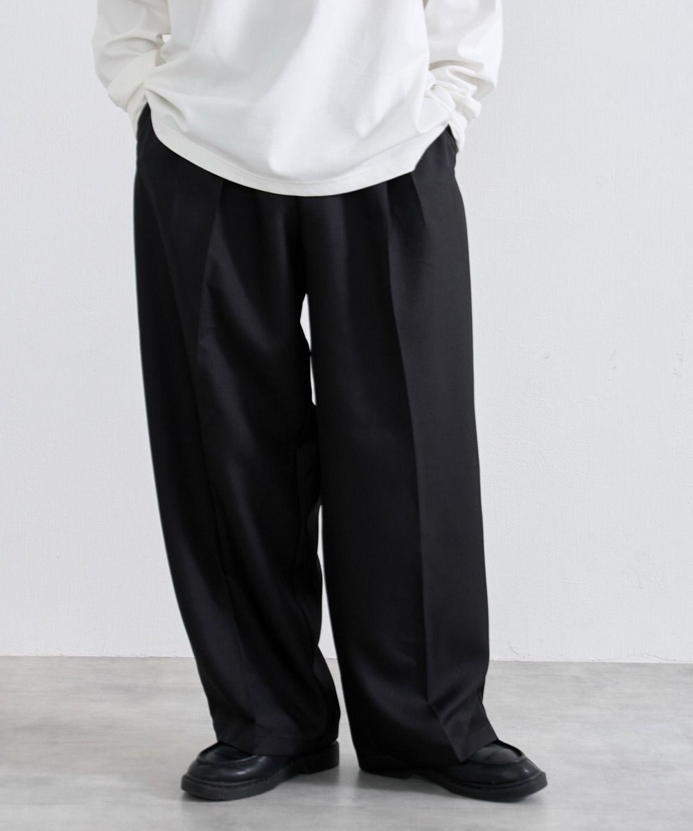 WEGO ワイドストレートスラックス 