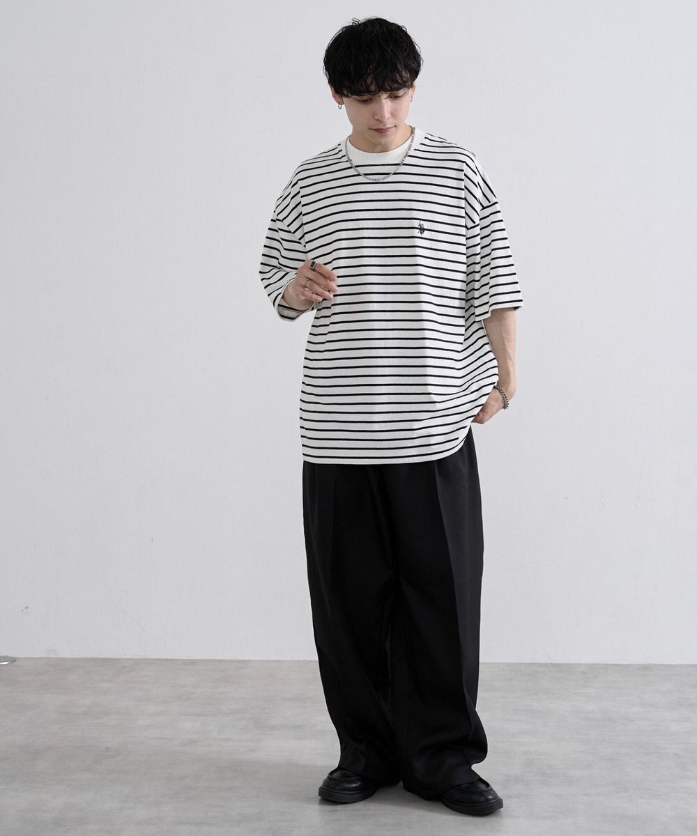 WEGO ワイドストレートスラックス 