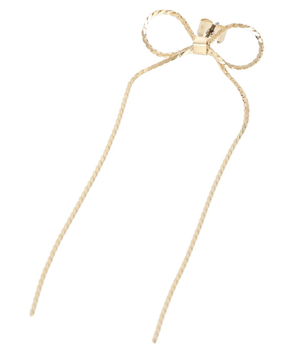 Green Parks ・ＨＡＬＦ　ＴＩＭＥ　メタルリボンピアス 