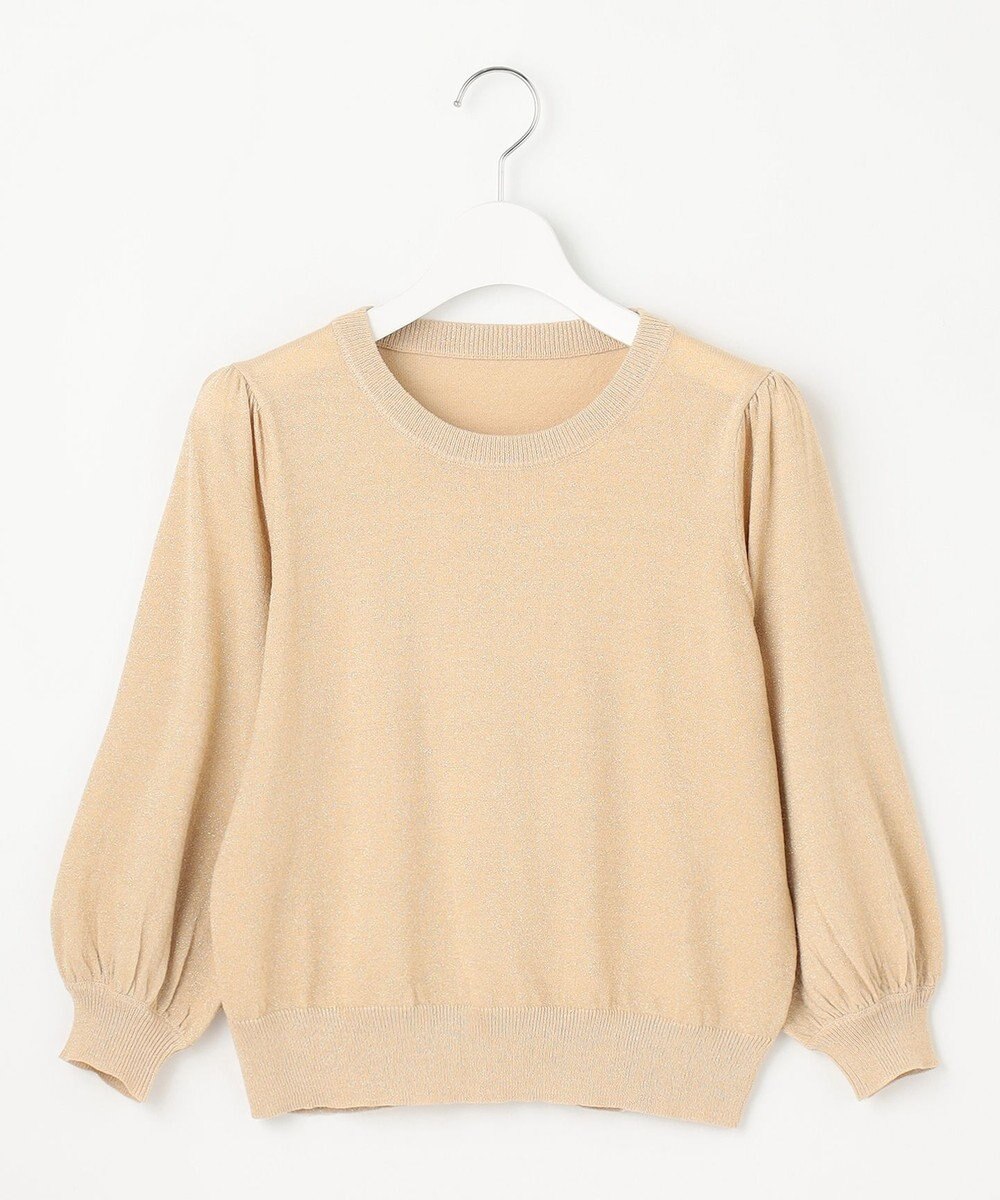 Feroux 【洗える】ラメ プルオーバーニット 