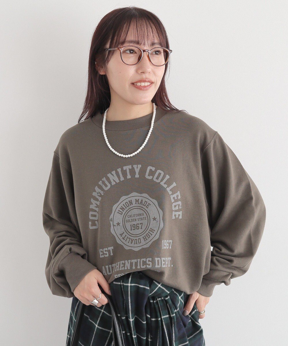 CRAFT STANDARD BOUTIQUE カレッジプリントプルオーバー 