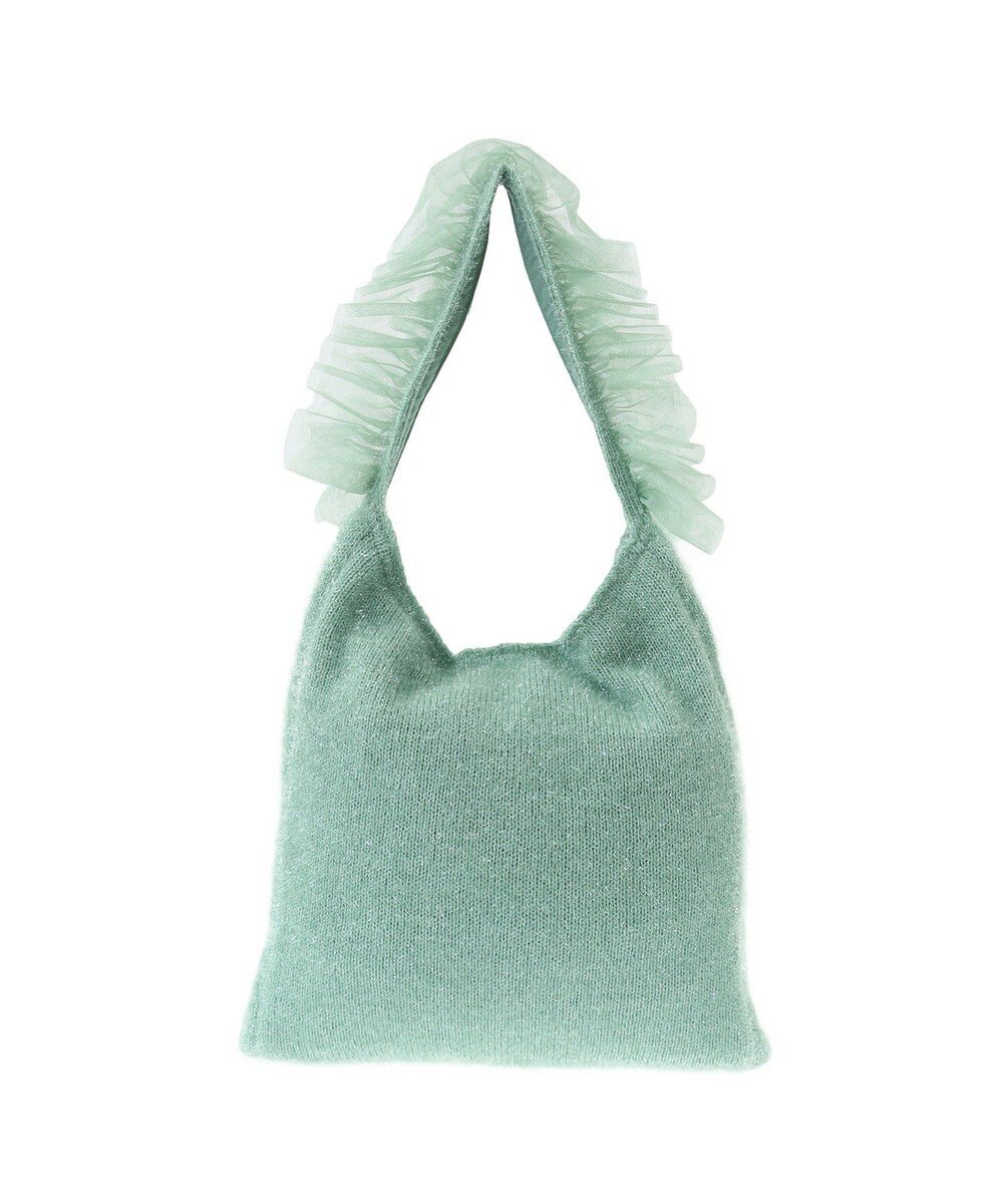 Green Parks ・ＱＵＯＮ　フリルニットワンショルダー 