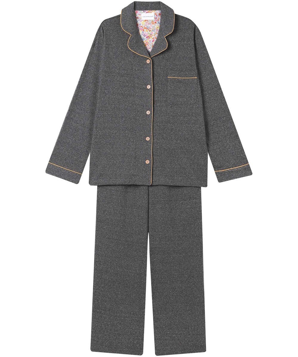 une nana cool 【綿100%】やわらか杢フライスパジャマ MADE WITH LIBERTY FABRIC 