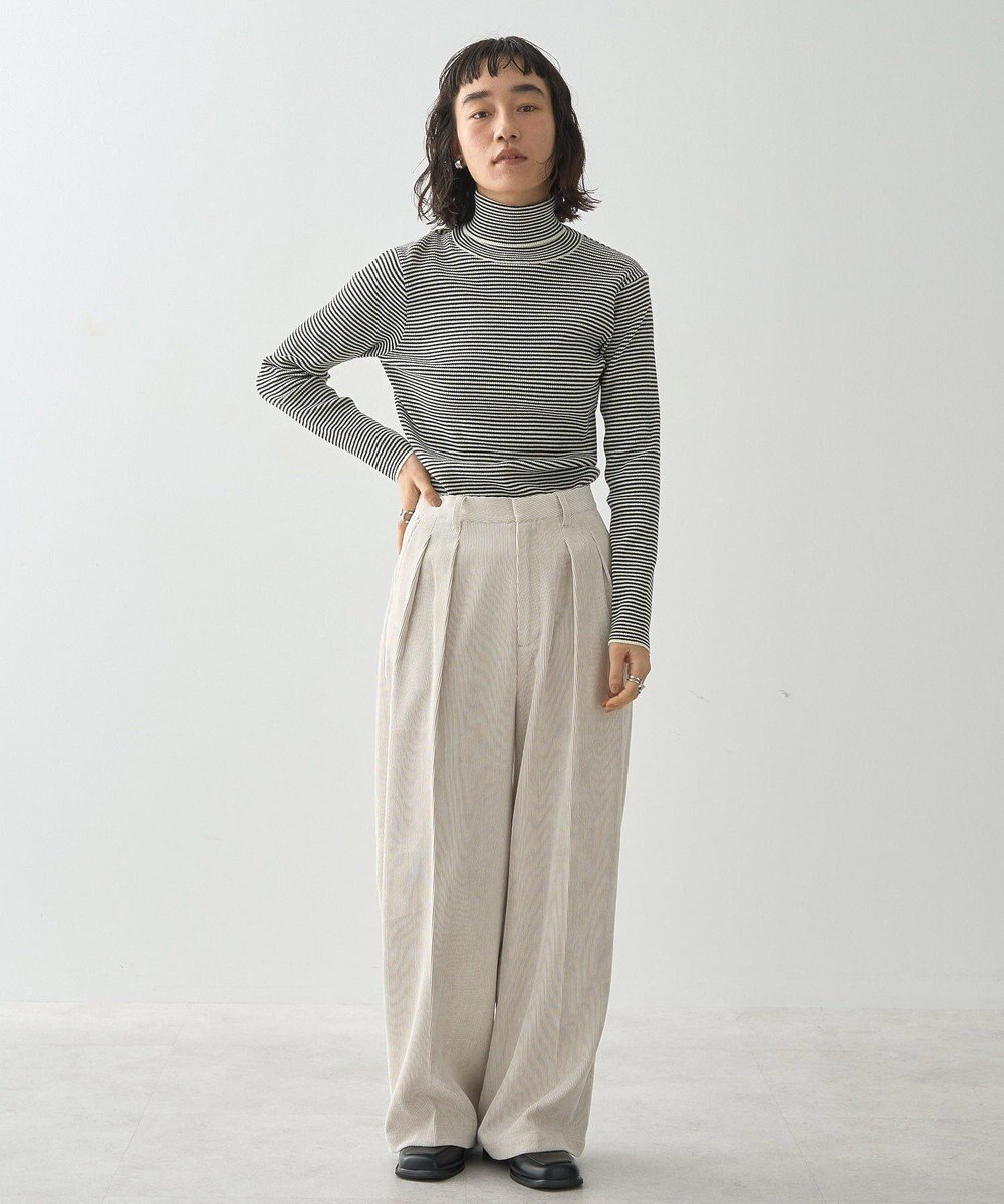 AMERICAN HOLIC バイパチリブタートルネックニットプルオーバー 