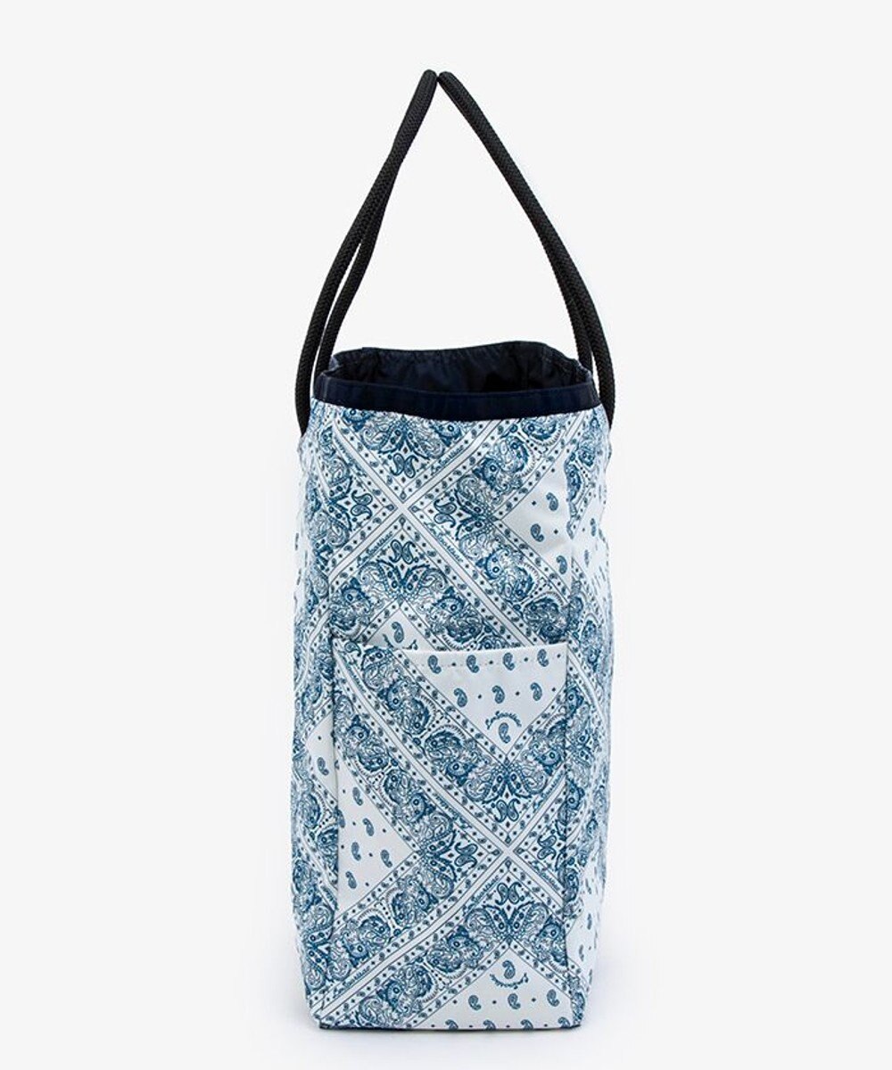 LeSportsac LARGE 2 WAY TOTE/バンダナブリーズ/ディープシーブルー 