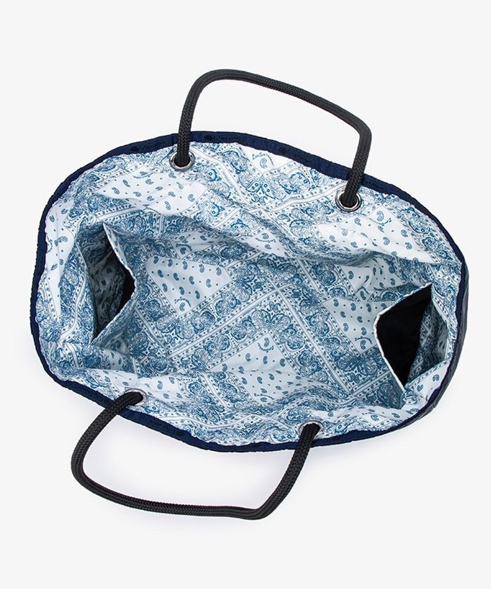 LeSportsac LARGE 2 WAY TOTE/バンダナブリーズ/ディープシーブルー 