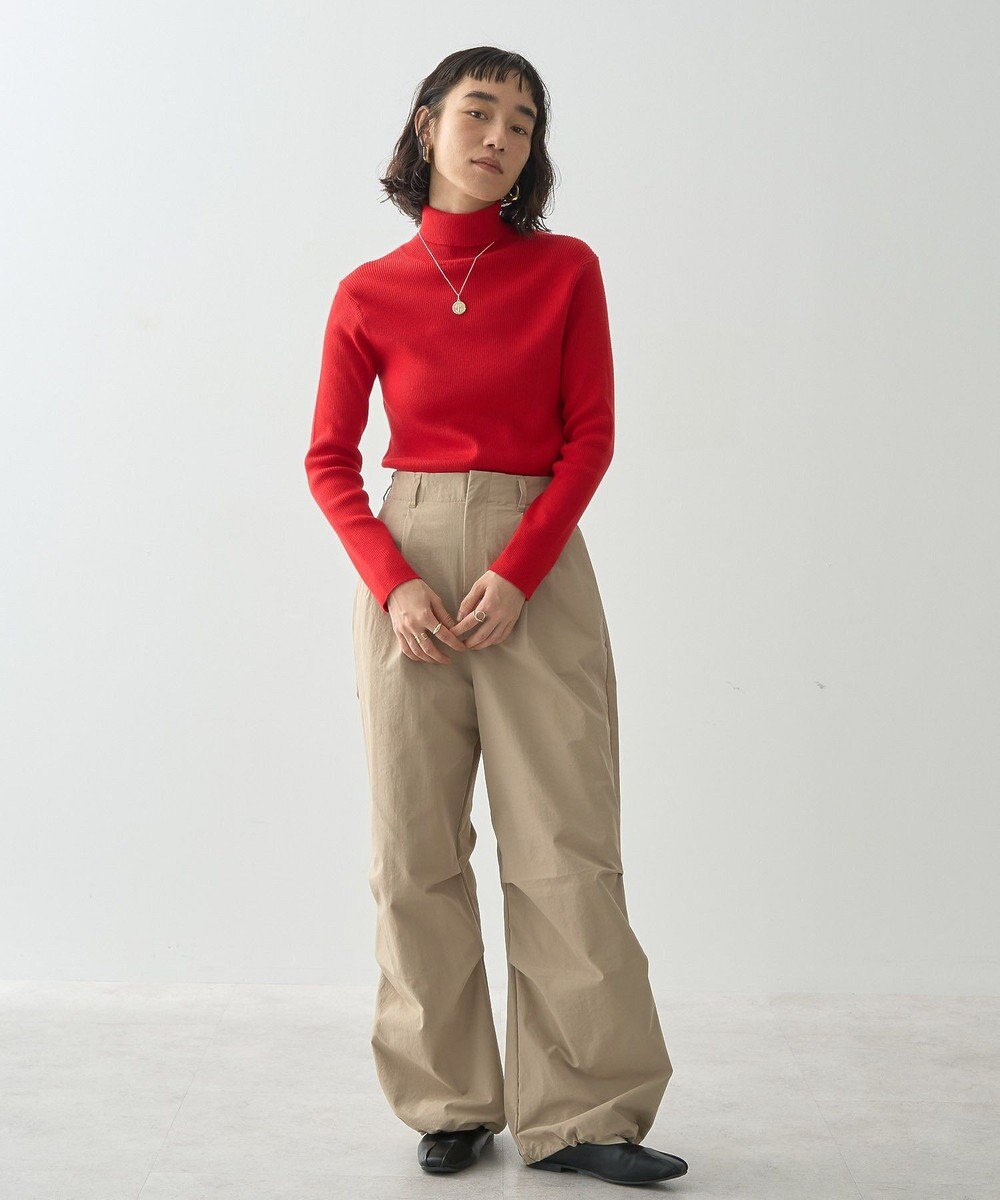 AMERICAN HOLIC バイパチリブタートルネックニットプルオーバー 