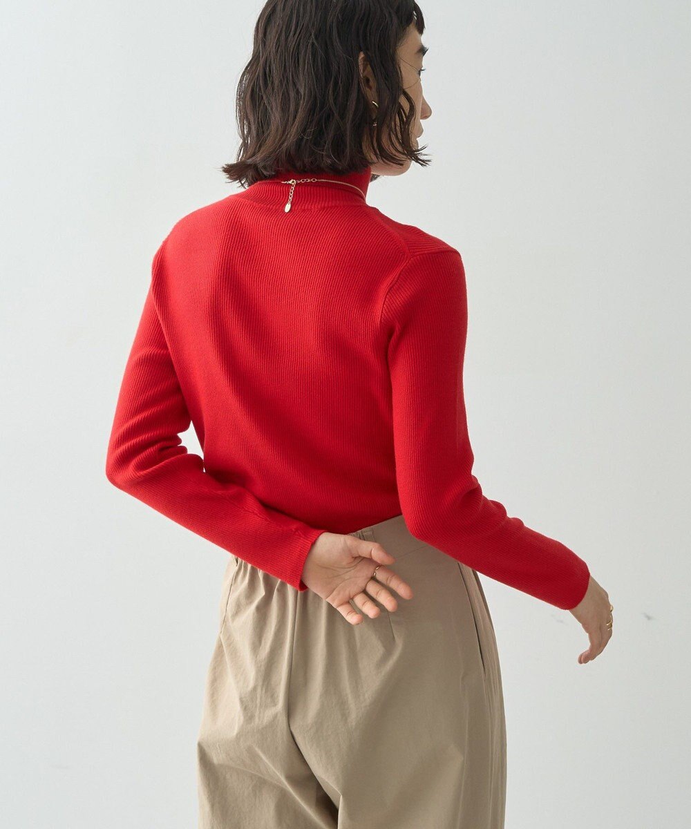 AMERICAN HOLIC バイパチリブタートルネックニットプルオーバー 