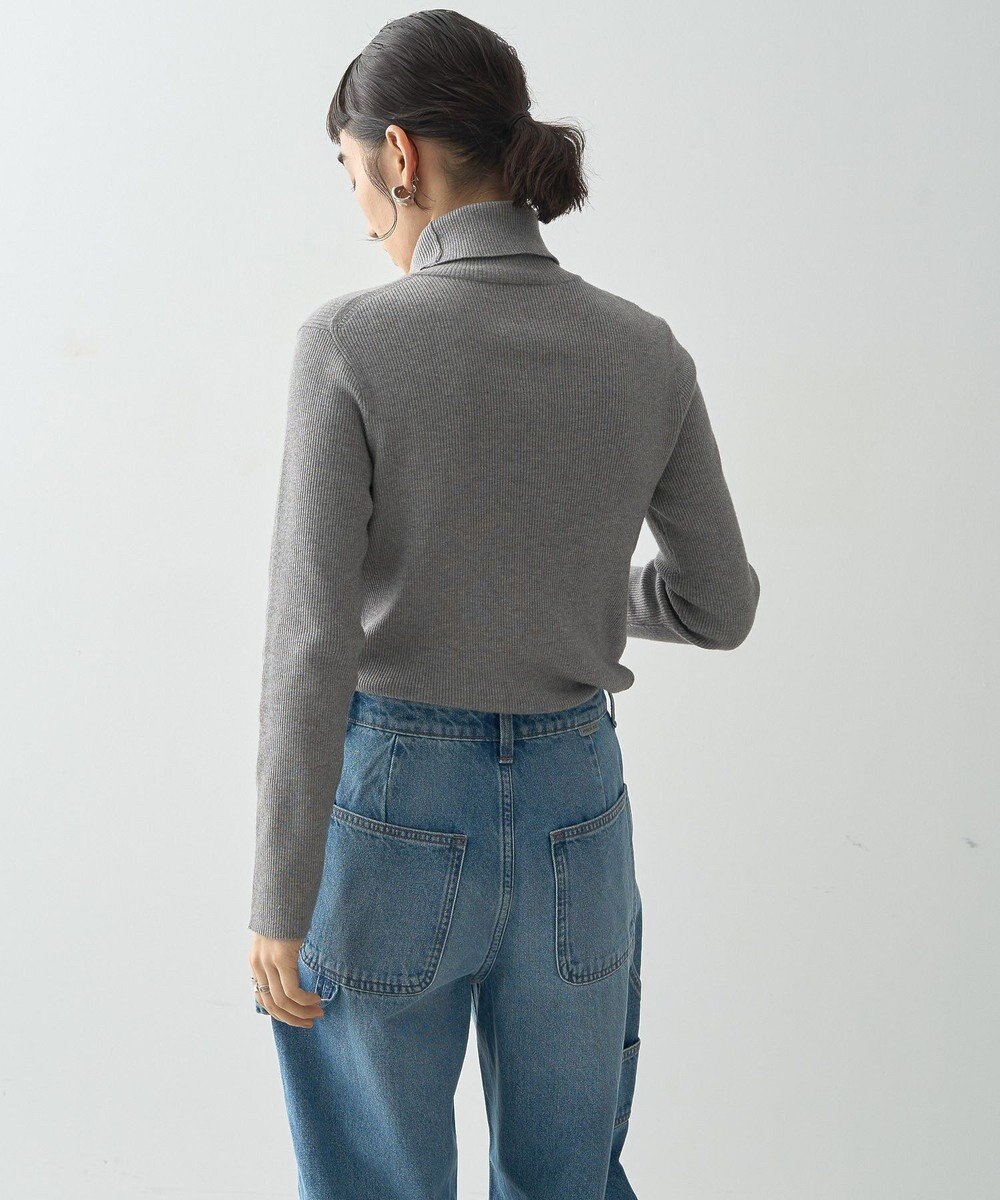 AMERICAN HOLIC バイパチリブタートルネックニットプルオーバー 