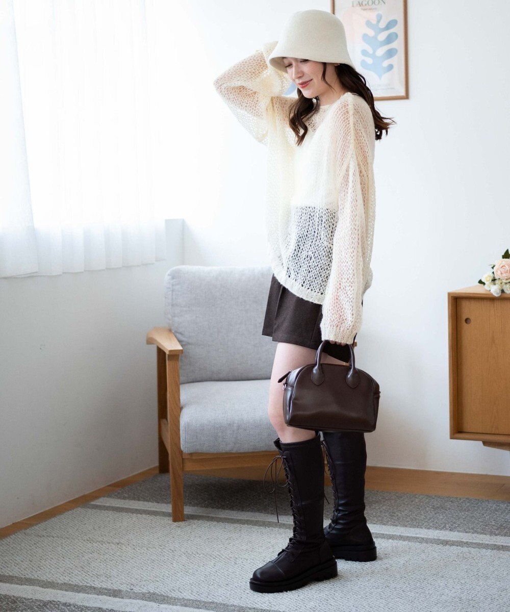 WEGO モヘアライクニットプルオーバー 