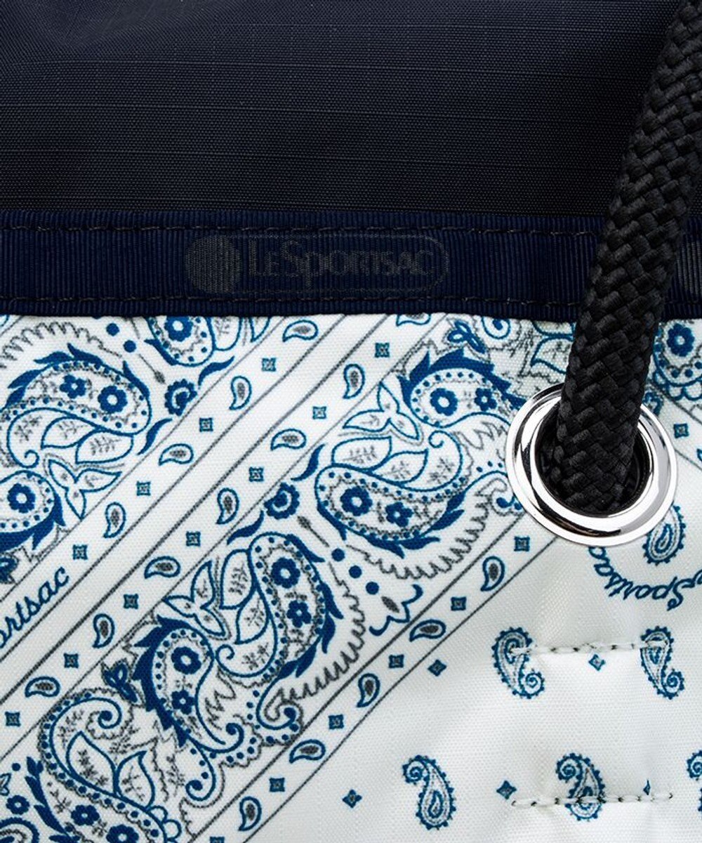 LeSportsac LARGE 2 WAY TOTE/バンダナブリーズ/ディープシーブルー 